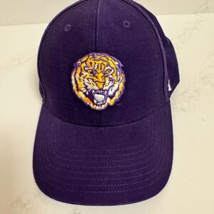 LSU Men’s Baseball Hat with Tiger Embroidery